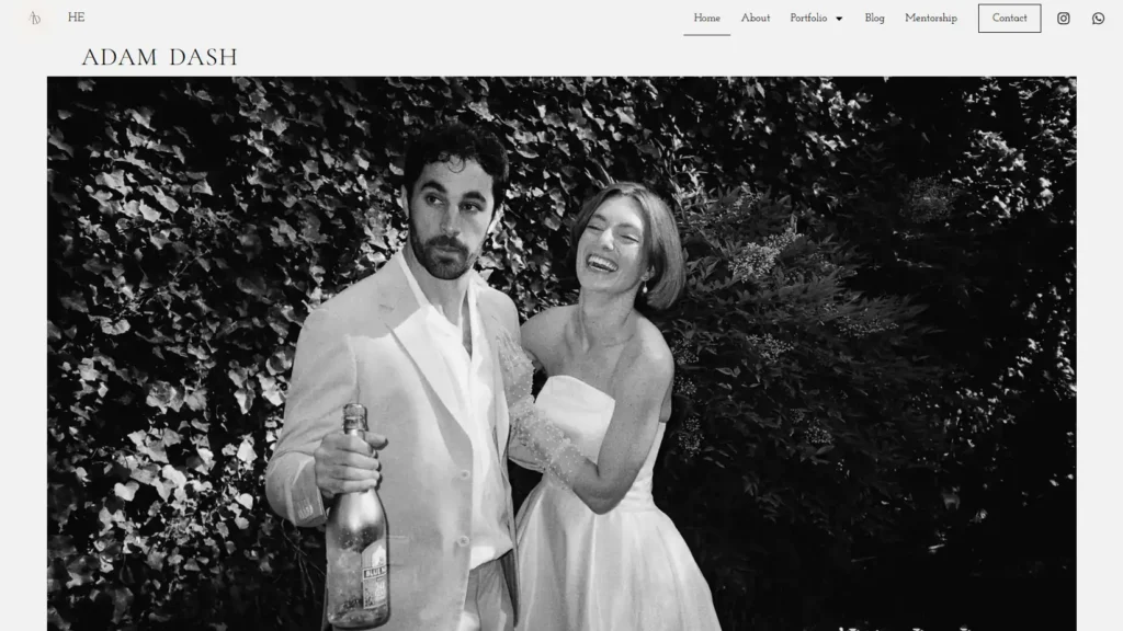 A photographer's portfolio